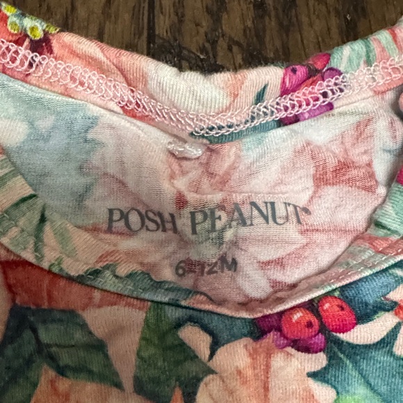 Posh Peanut Floral and Teal Kids Matching Set - Picture 10 of 11
